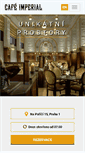 Mobile Screenshot of cafeimperial.cz